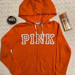 🍑Pink zip up hoodie
